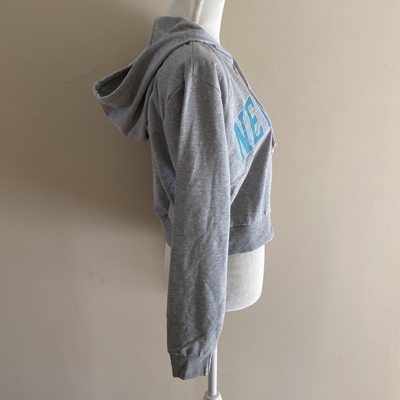 Rebellious One Cropped NY Zip Hoodie - Picture 2 of 7